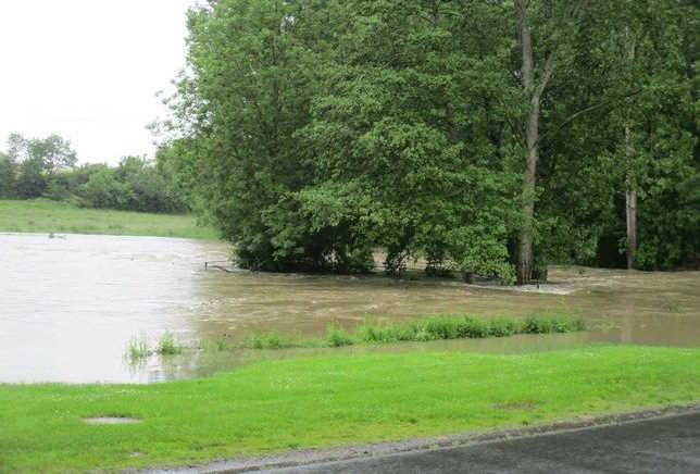 Photographie pendant la crue de 2016