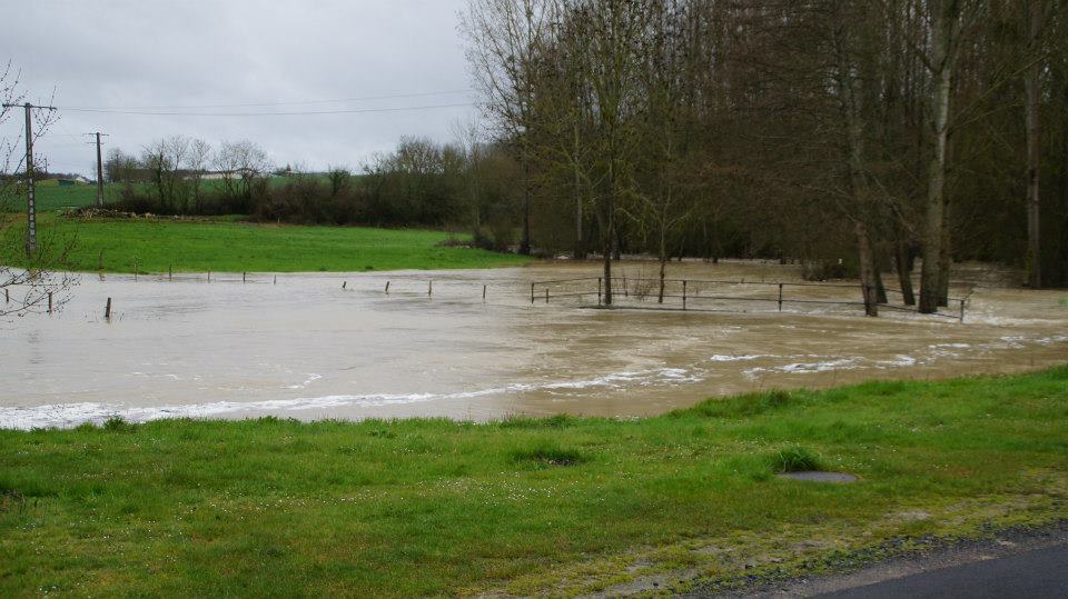 Photographie de la crue d'avril 2013